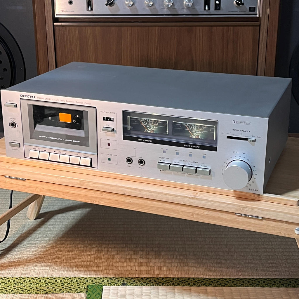 Onkyo TA-440 Cassette Deck | Powers On | Needs Belt Replacement | AS-IS