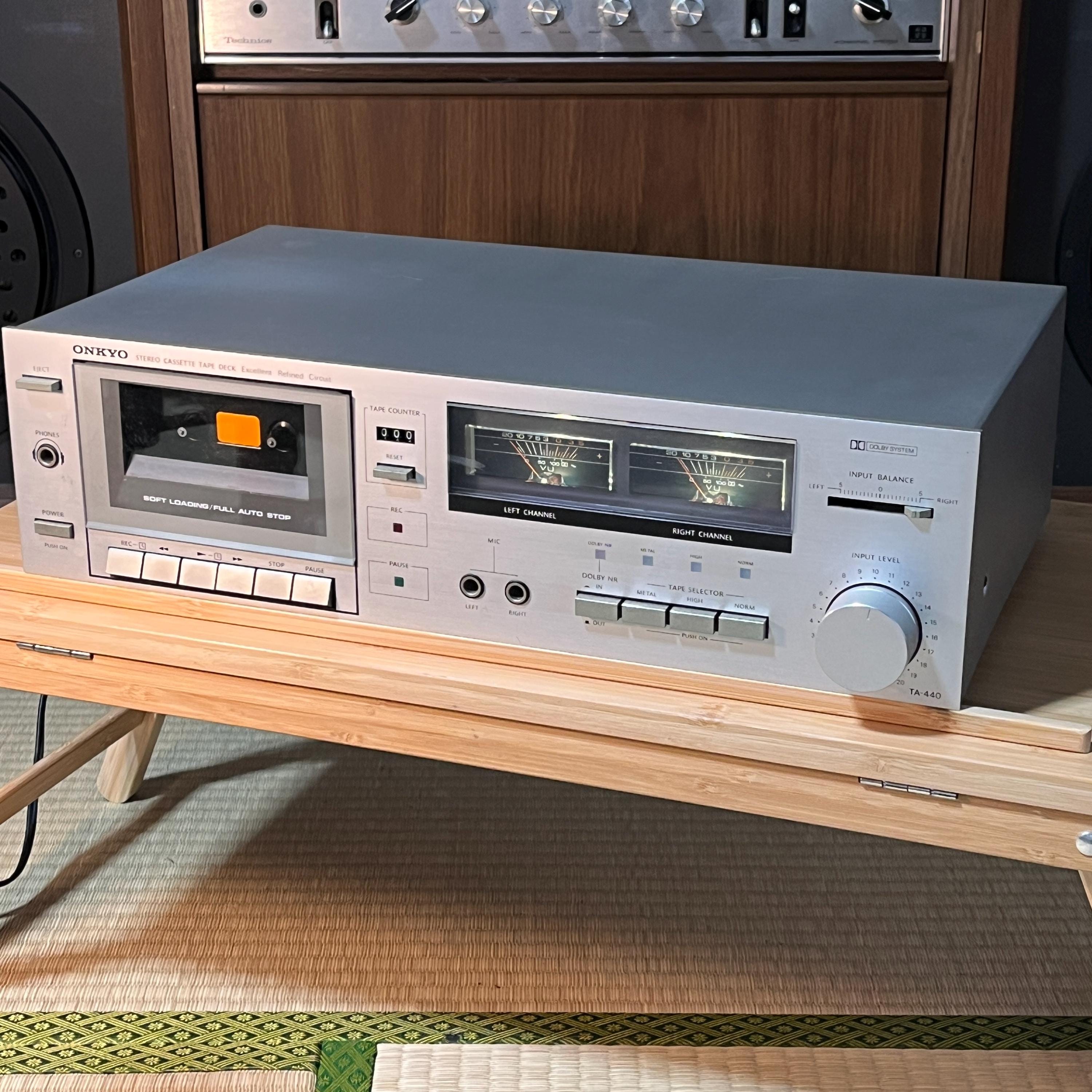 Onkyo TA-440 Cassette Deck | Powers On | Needs Belt Replacement | AS-IS