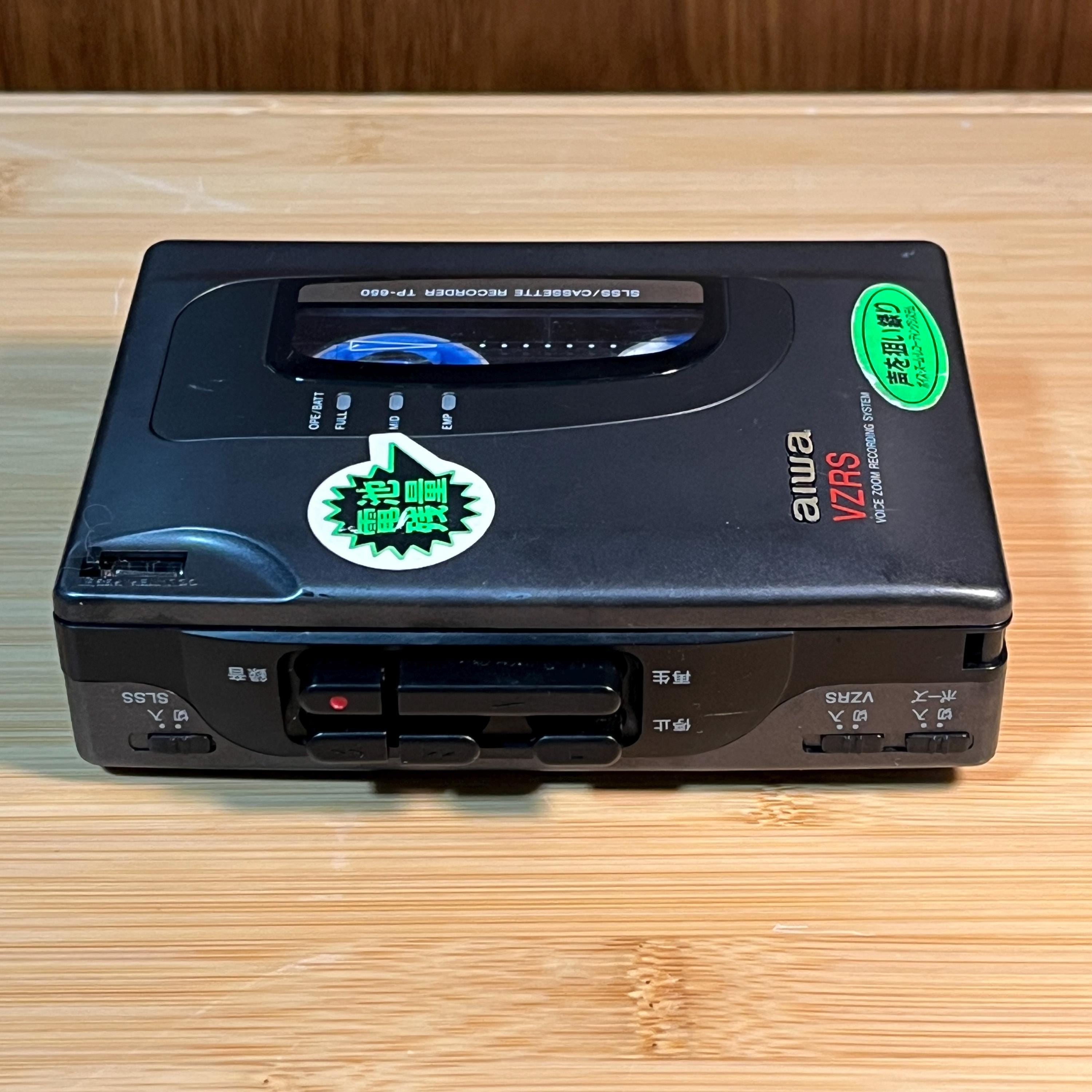 AIWA TP-650 Portable Cassette Recorder – Vintage Voice Recorder, Fully Working