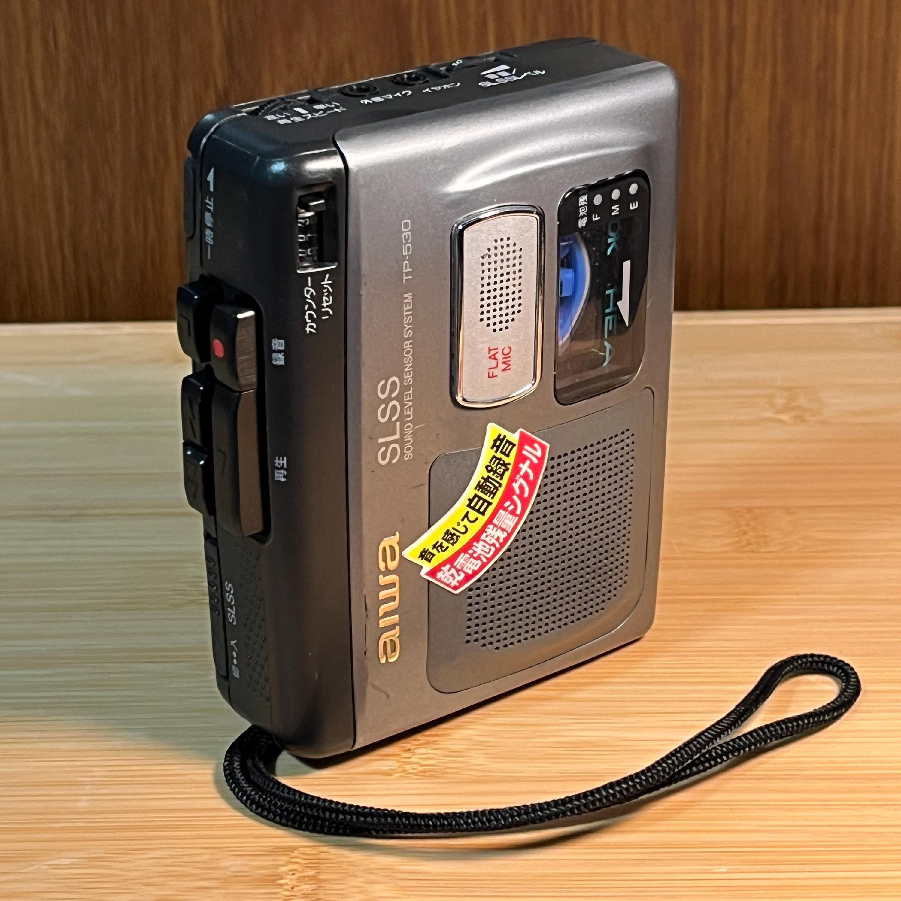AIWA TP-530 Portable Cassette Recorder – Vintage SLSS Voice Activated Tape Recorder, Fully Working
