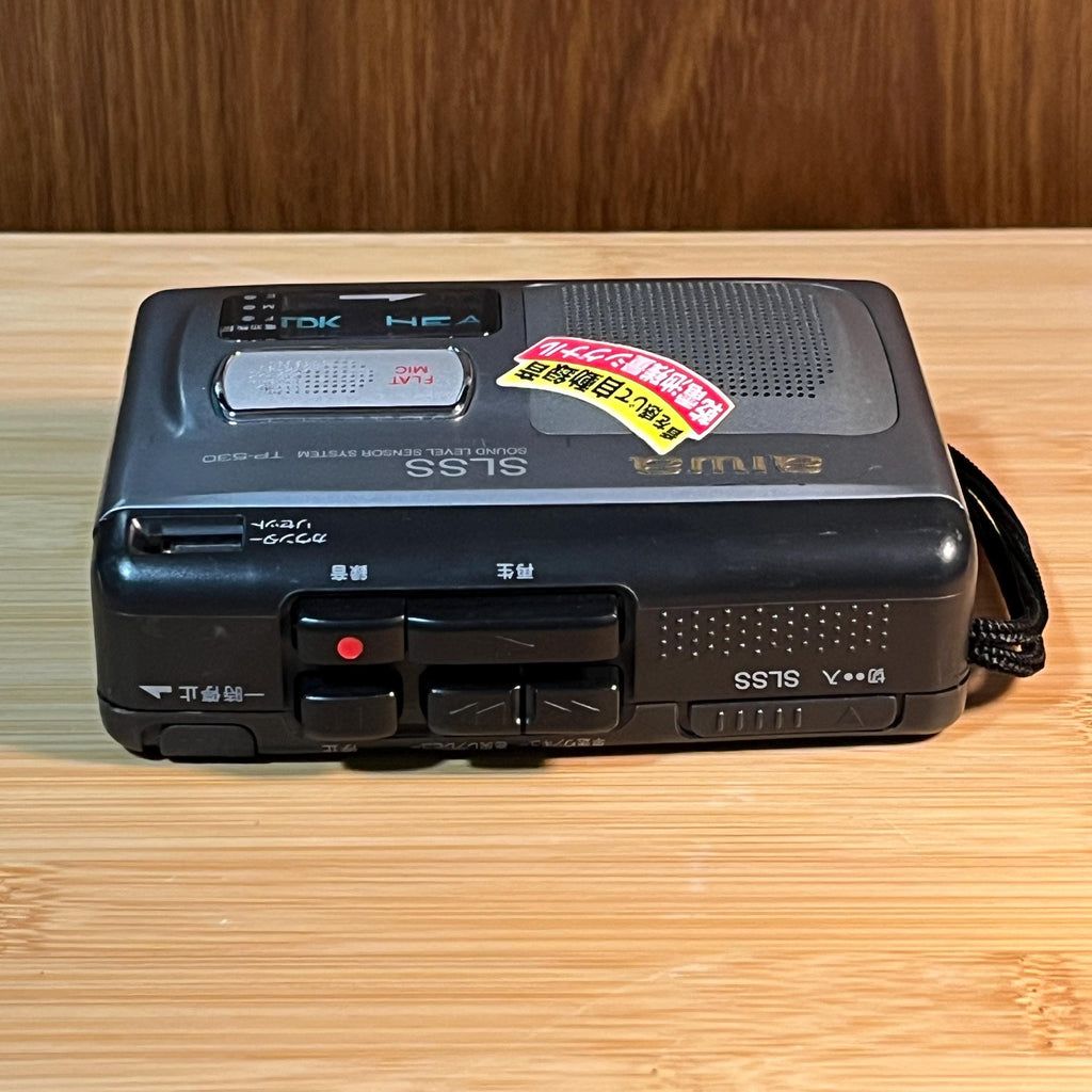 AIWA TP-530 Portable Cassette Recorder – Vintage SLSS Voice Activated Tape Recorder, Fully Working