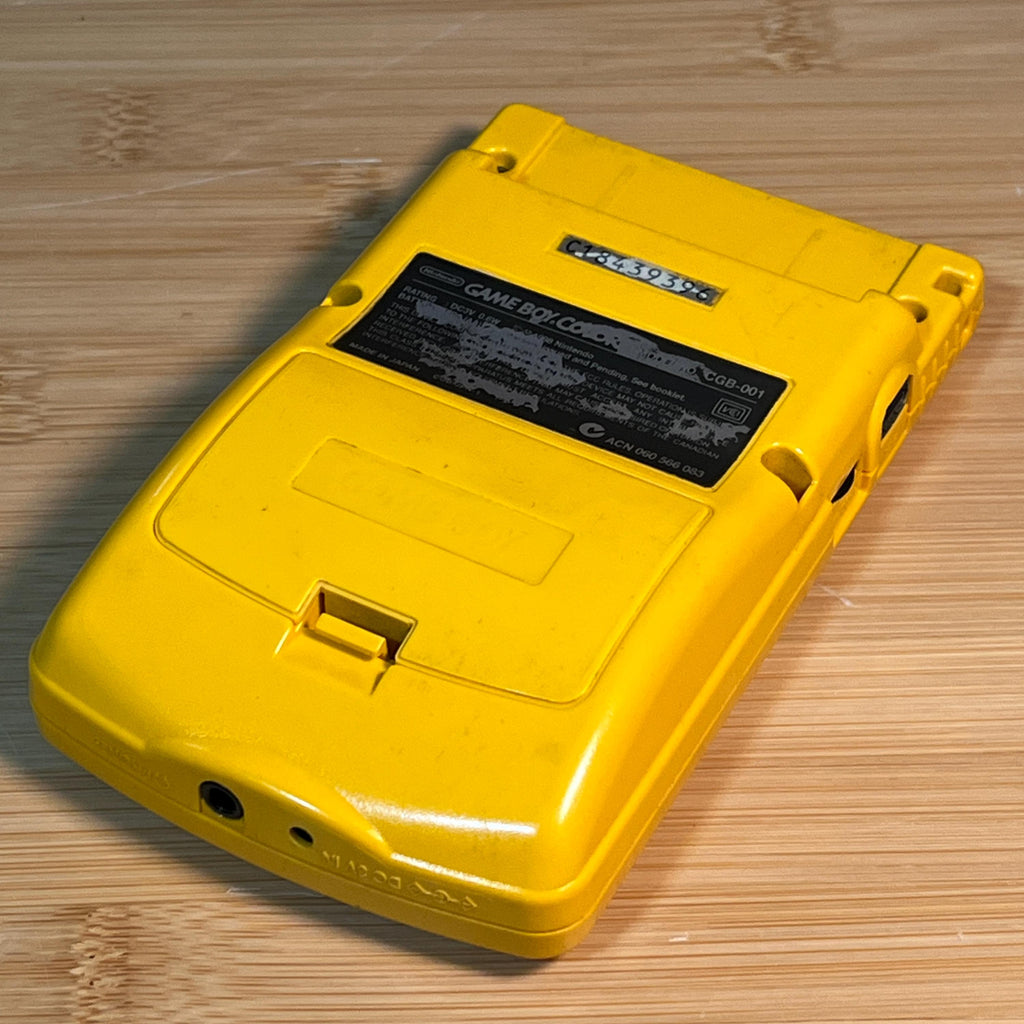 Nintendo Game Boy Color Yellow | Working Handheld Console | Vintage GBC