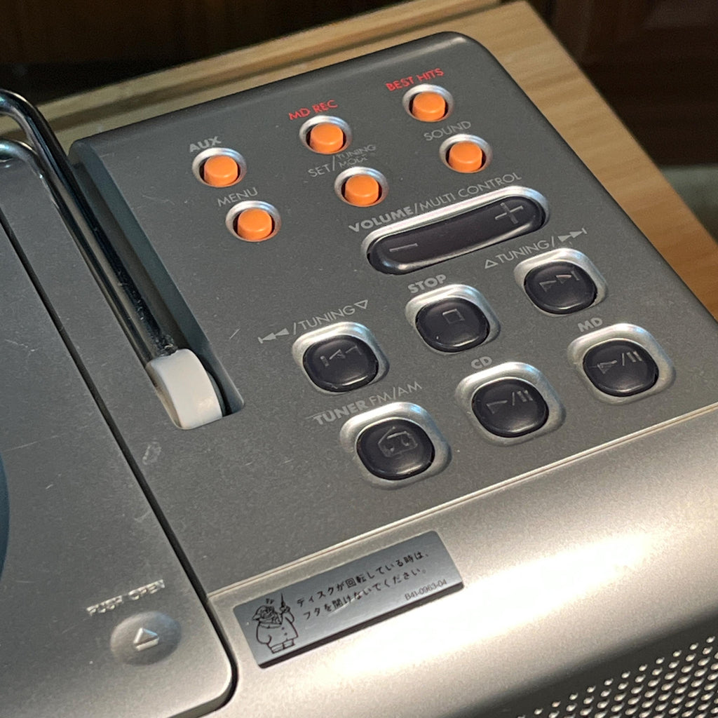 Kenwood Mdx-G1 CD/MD Micro Hi-Fi System | Remote & AM Antenna Included | Fully Working