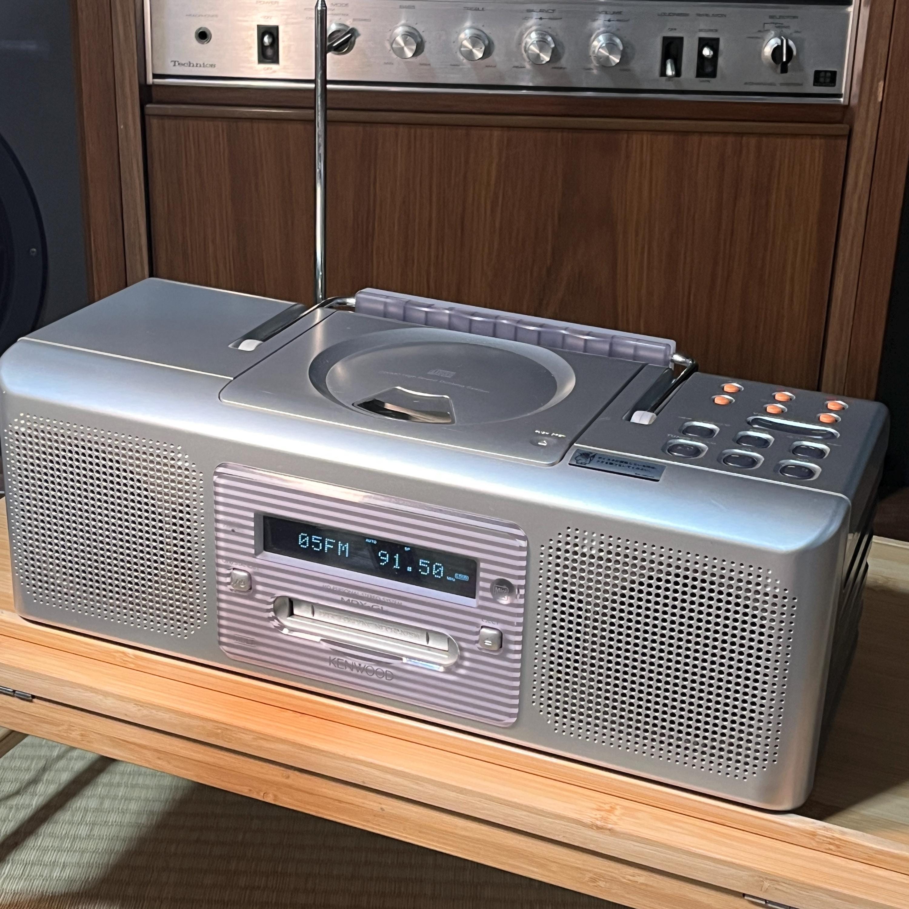 Kenwood Mdx-G1 CD/MD Micro Hi-Fi System | Remote & AM Antenna Included | Fully Working