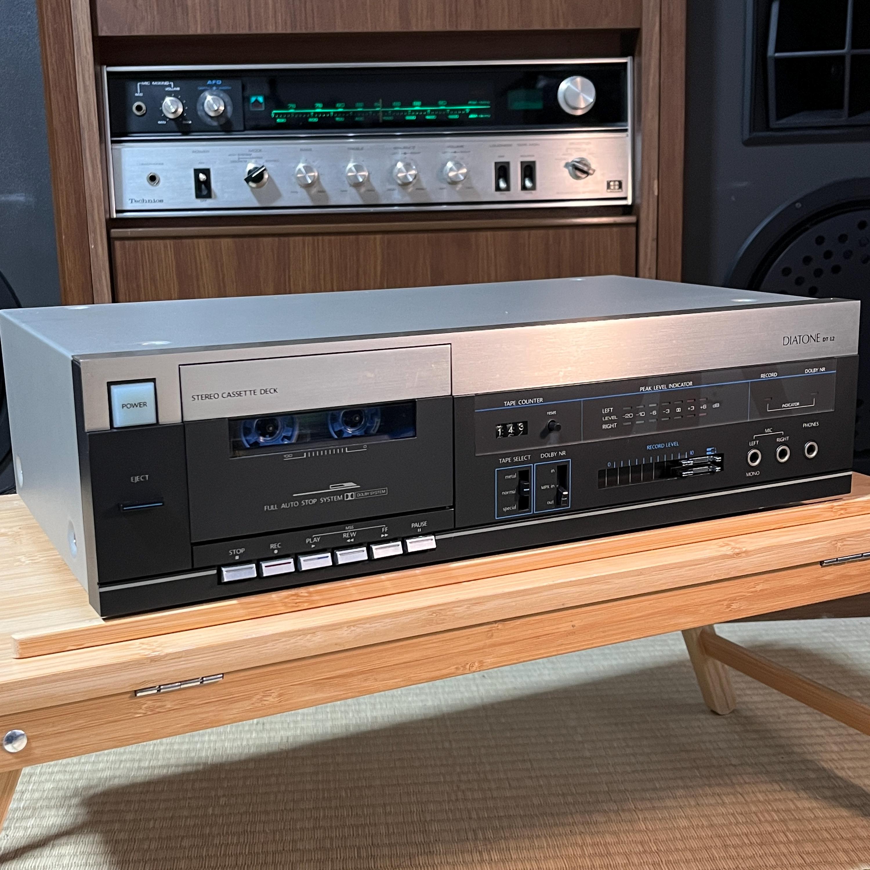 Diatone DT-12 Stereo Cassette Deck | Mitsubishi Vintage Hi-Fi | Fully Working