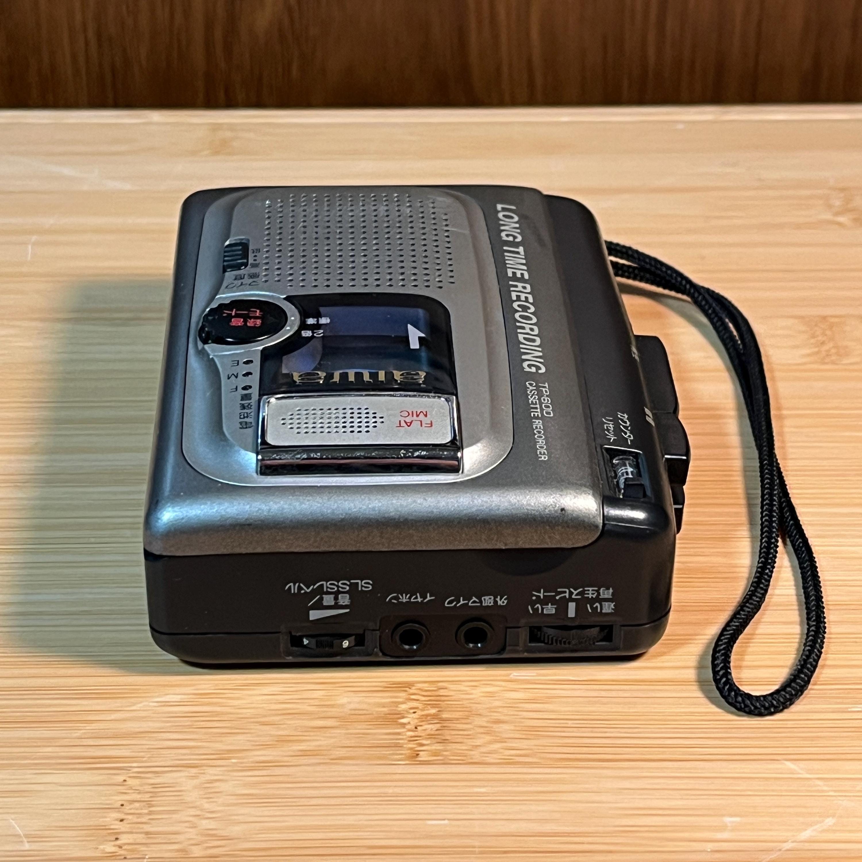 AIWA TP-600 Portable Cassette Recorder – Vintage Voice Recorder, Fully Working