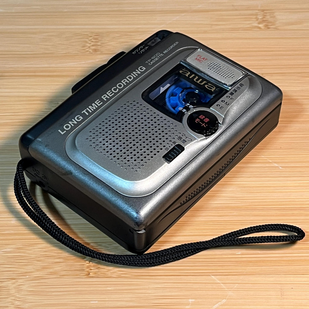 AIWA TP-600 Portable Cassette Recorder – Vintage Voice Recorder, Fully Working