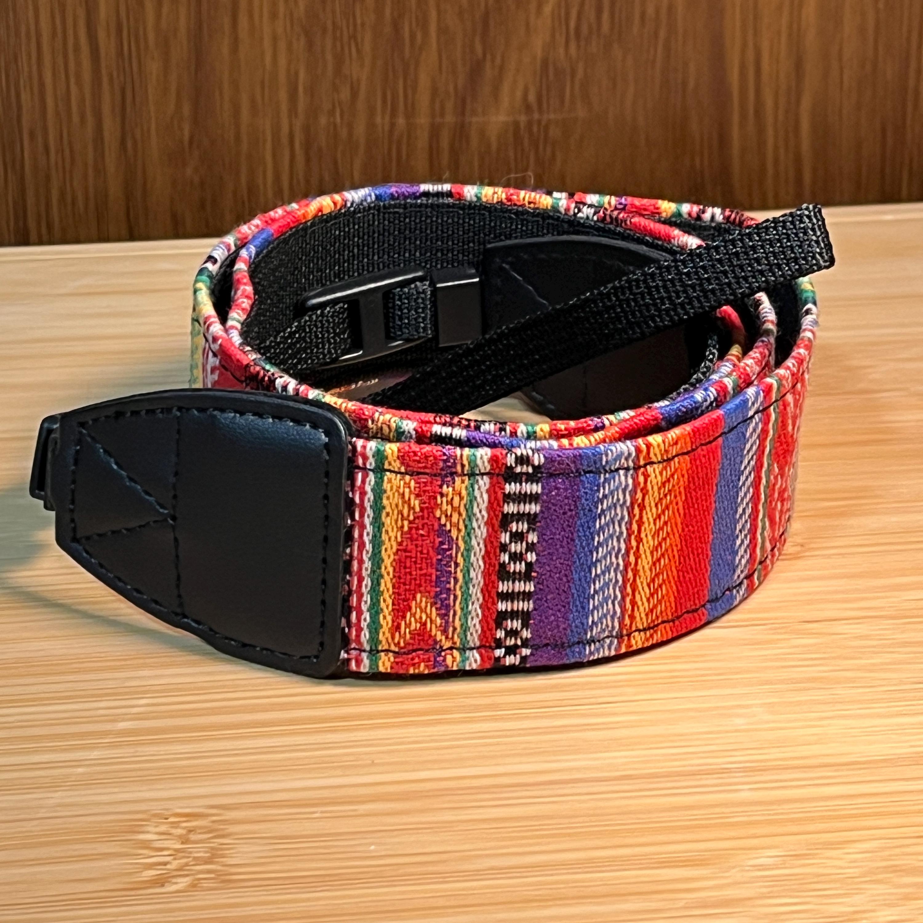 Vintage Colorful Camera Strap | Retro Design for Film, Digital and Compact Cameras