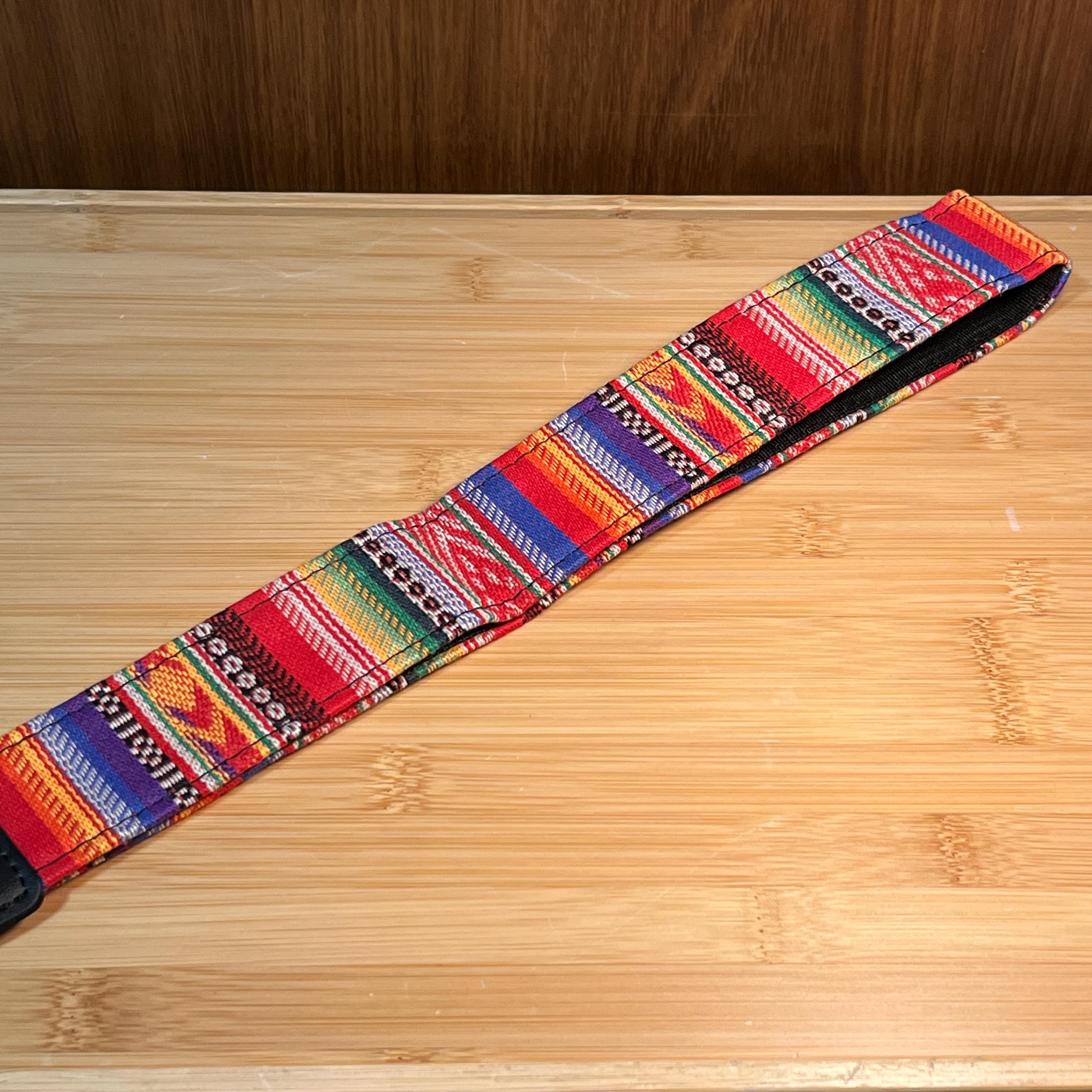 Vintage Colorful Camera Strap | Retro Design for Film, Digital and Compact Cameras