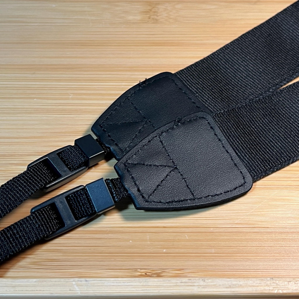 Vintage Cloth Camera Neck Strap | Badge & Camera Engraving