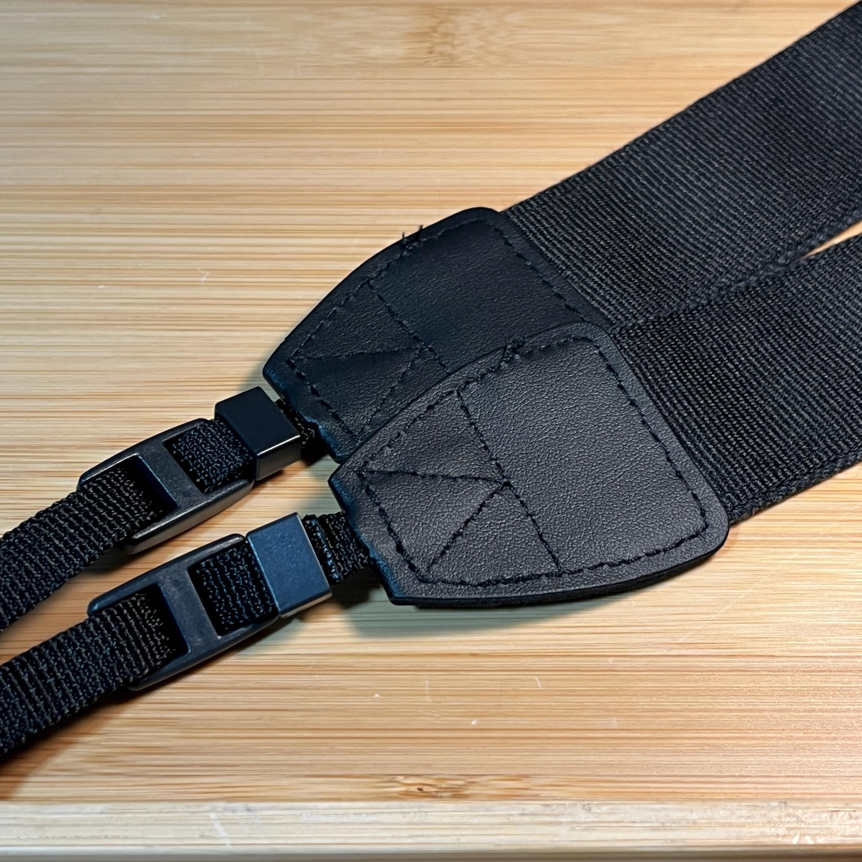 Vintage Cloth Camera Neck Strap | Badge & Camera Engraving