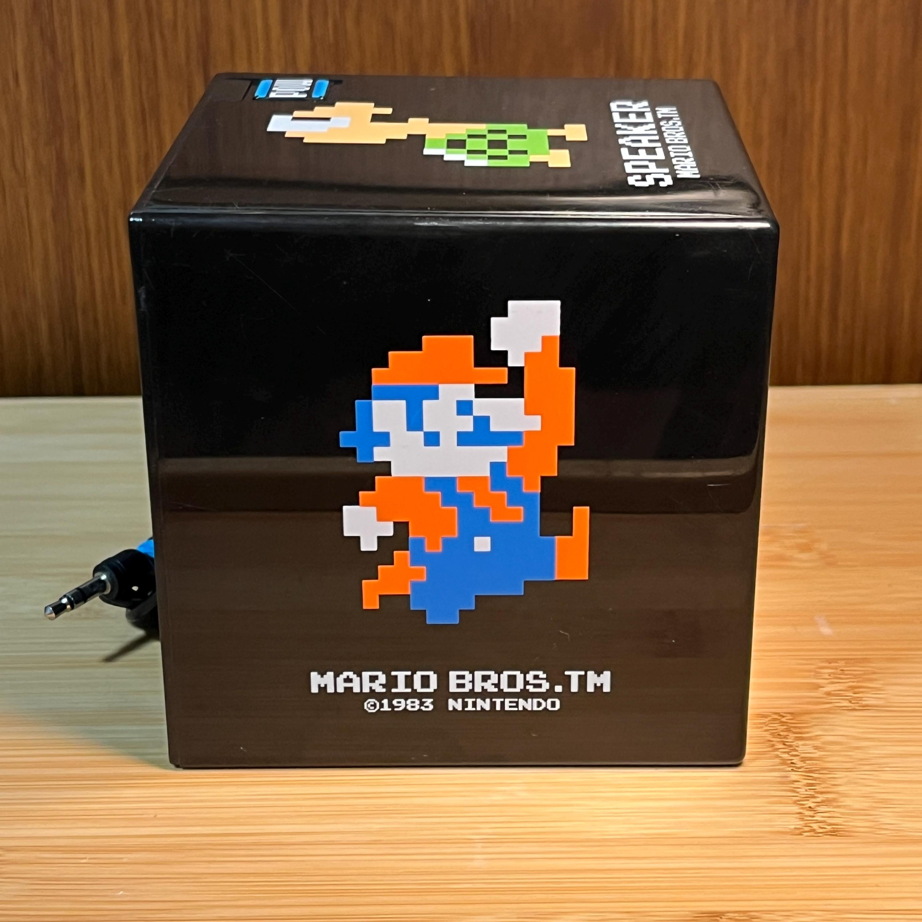 Vintage POW Block Speaker | 2005 Collectible Desktop Speaker | Retro Gaming Inspired Gadget