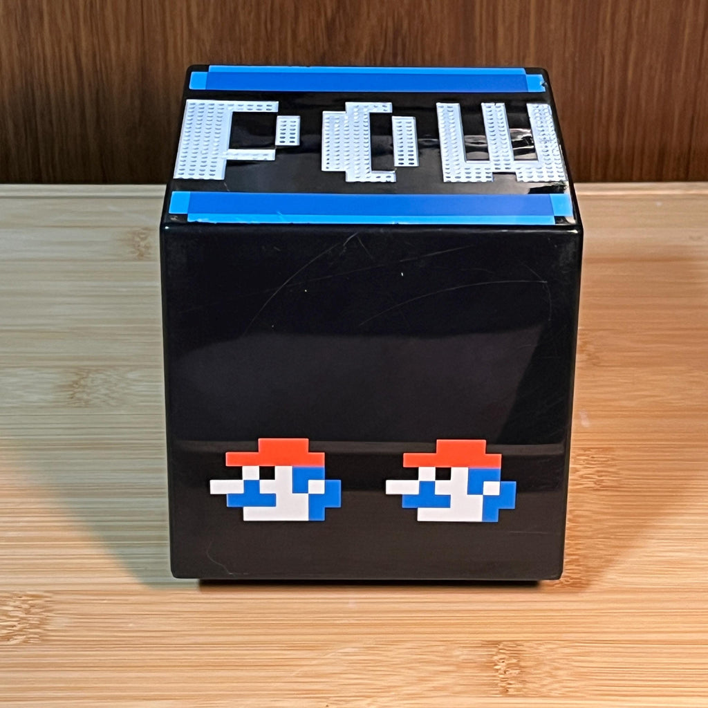 Vintage POW Block Speaker | 2005 Collectible Desktop Speaker | Retro Gaming Inspired Gadget