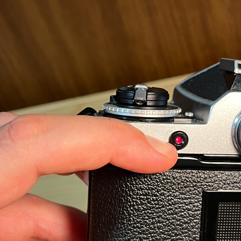 Nikon FE 35mm Film Camera | AF Nikkor 35-70mm Lens | Partial Shutter Issue | as-is