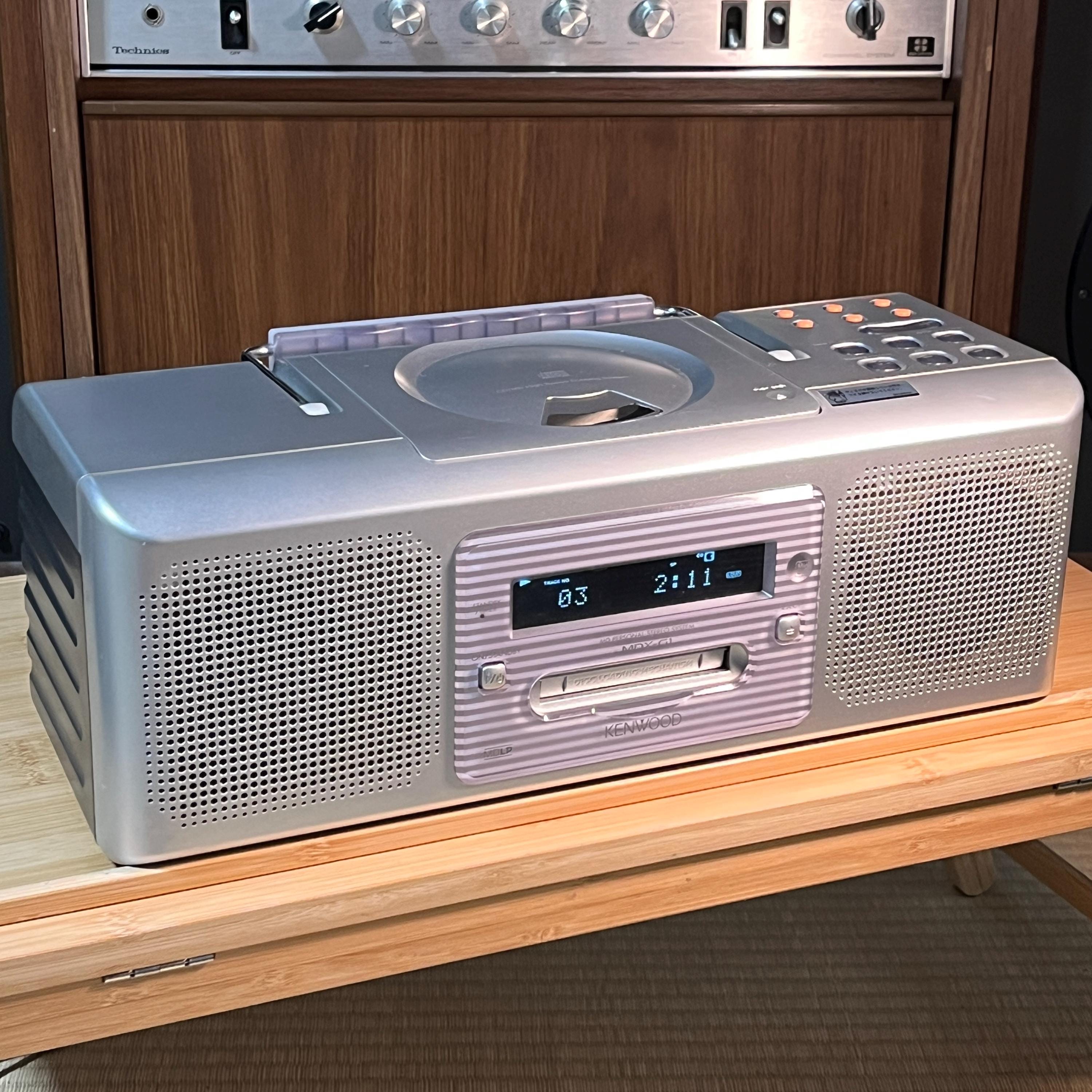 Kenwood Mdx-G1 CD/MD Micro Hi-Fi System | Remote & AM Antenna Included | Fully Working