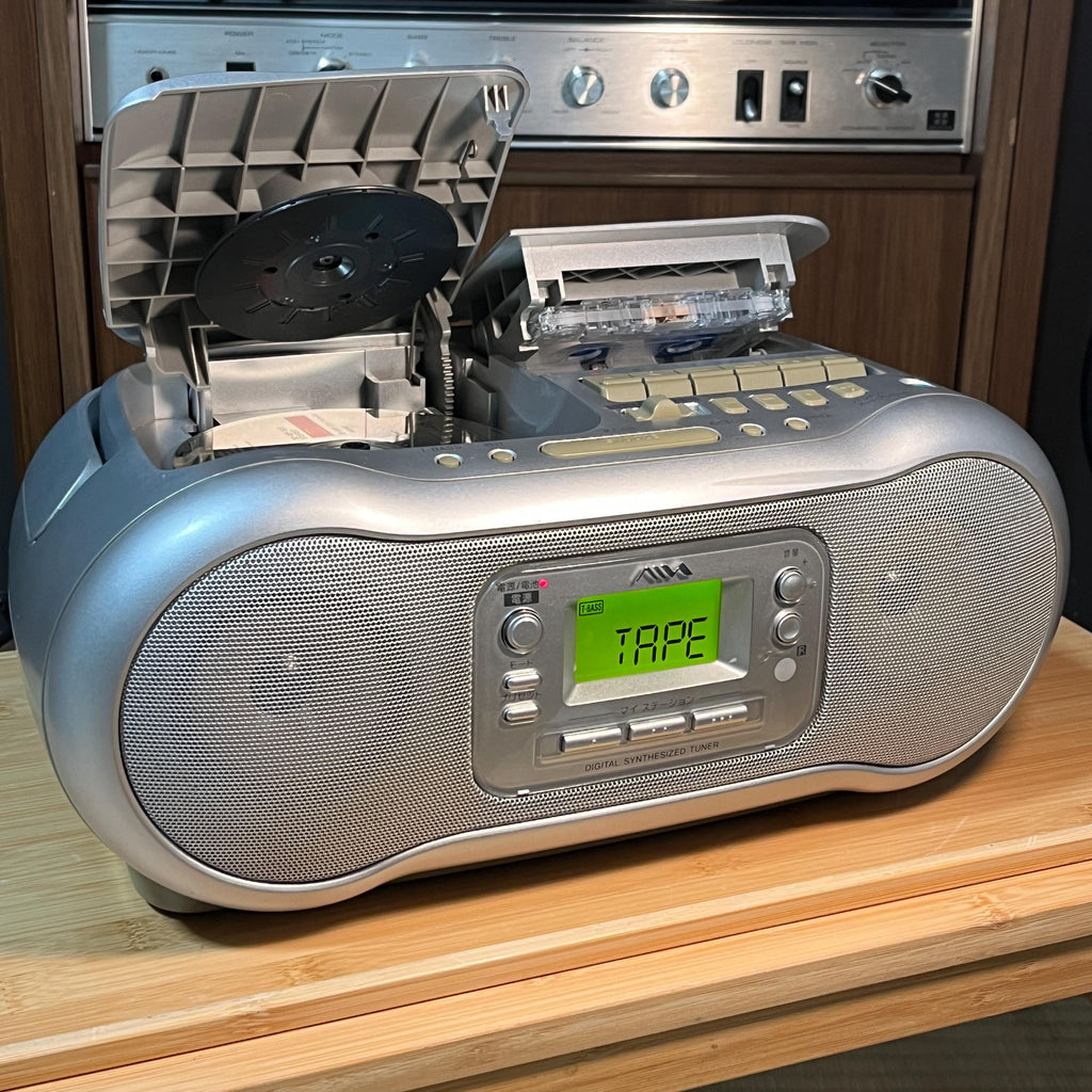 Aiwa Csd-A500 CD Cassette Boombox | AM/FM Radio | Vintage Portable Stereo | Fully Working