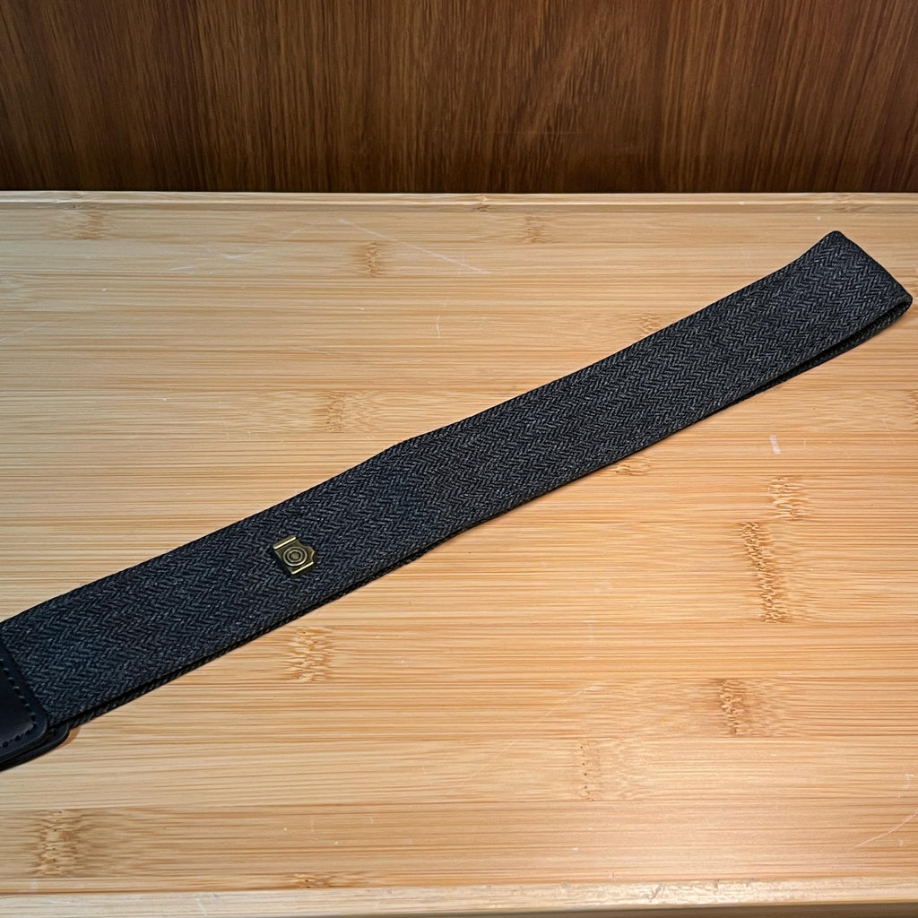 Vintage Cloth Camera Neck Strap | Badge & Camera Engraving