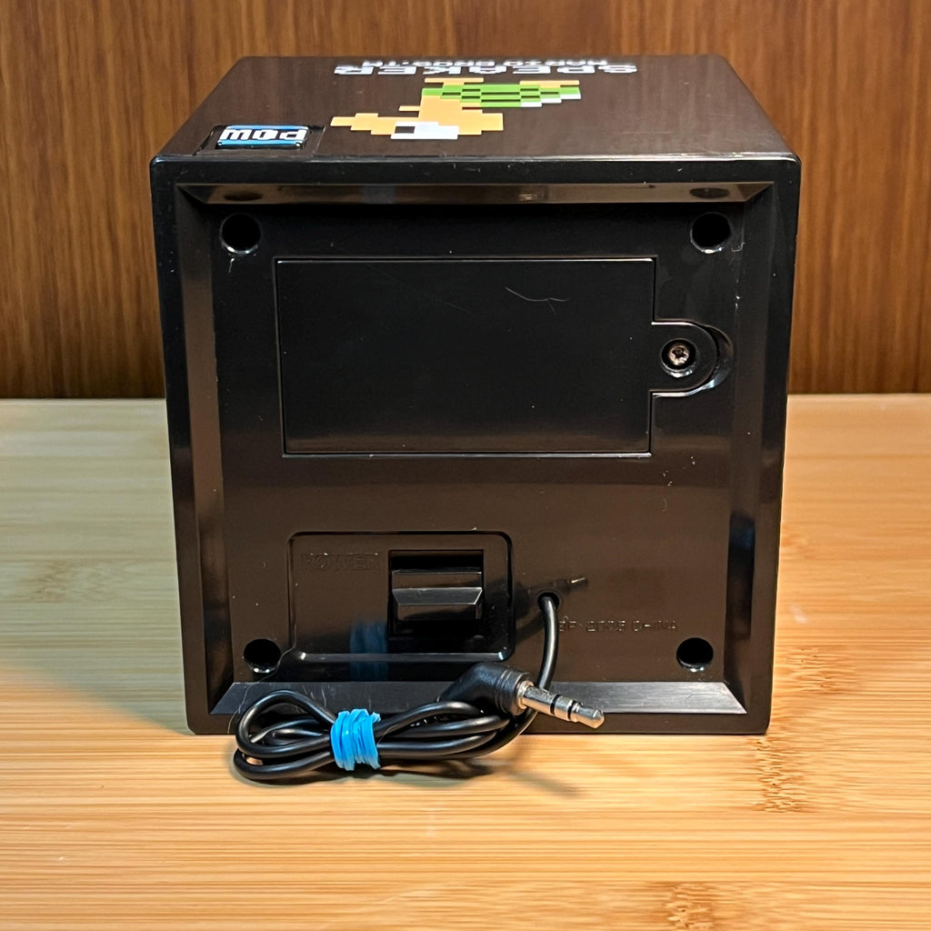 Vintage POW Block Speaker | 2005 Collectible Desktop Speaker | Retro Gaming Inspired Gadget