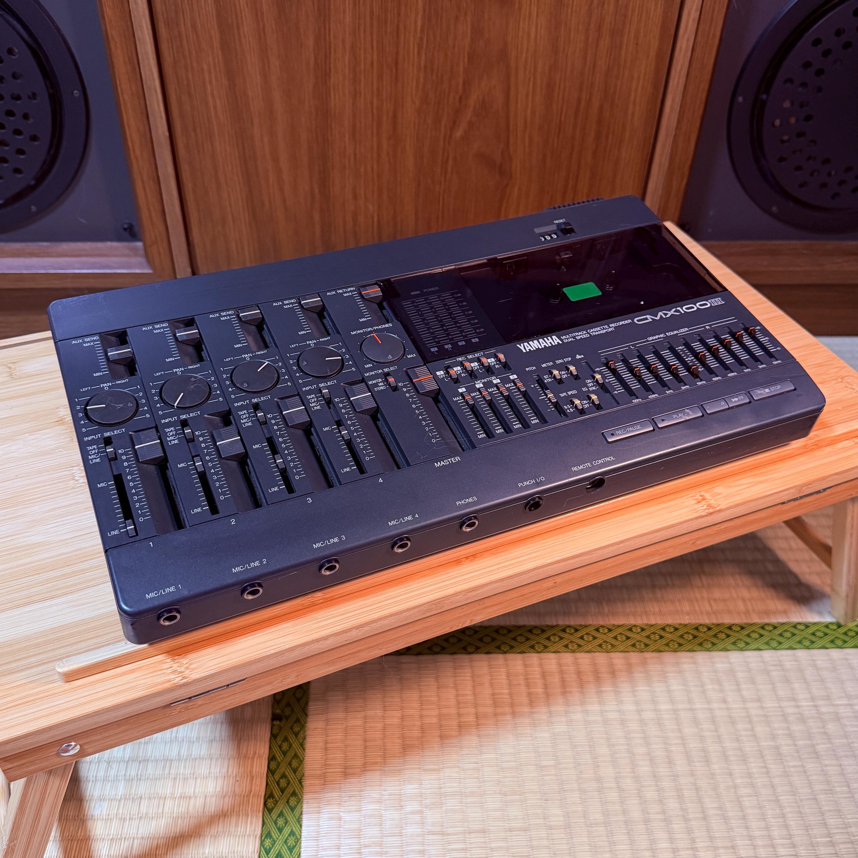 Yamaha CMX-100 III Black Cassette Multitracker | Recorder | For Parts or Repair