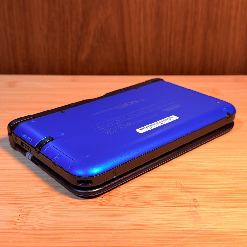 Vintage 3DS LL Blue Black Console | Japanese Model | Boxed | Charger Included