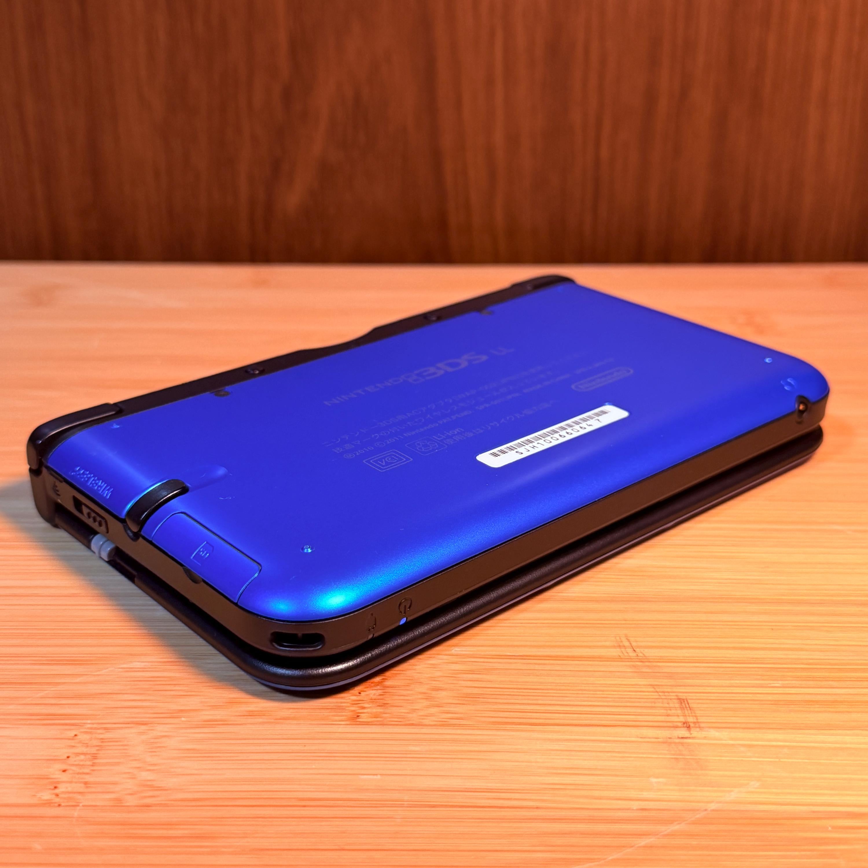 Vintage 3DS LL Blue Black Console | Japanese Model | Boxed | Charger Included