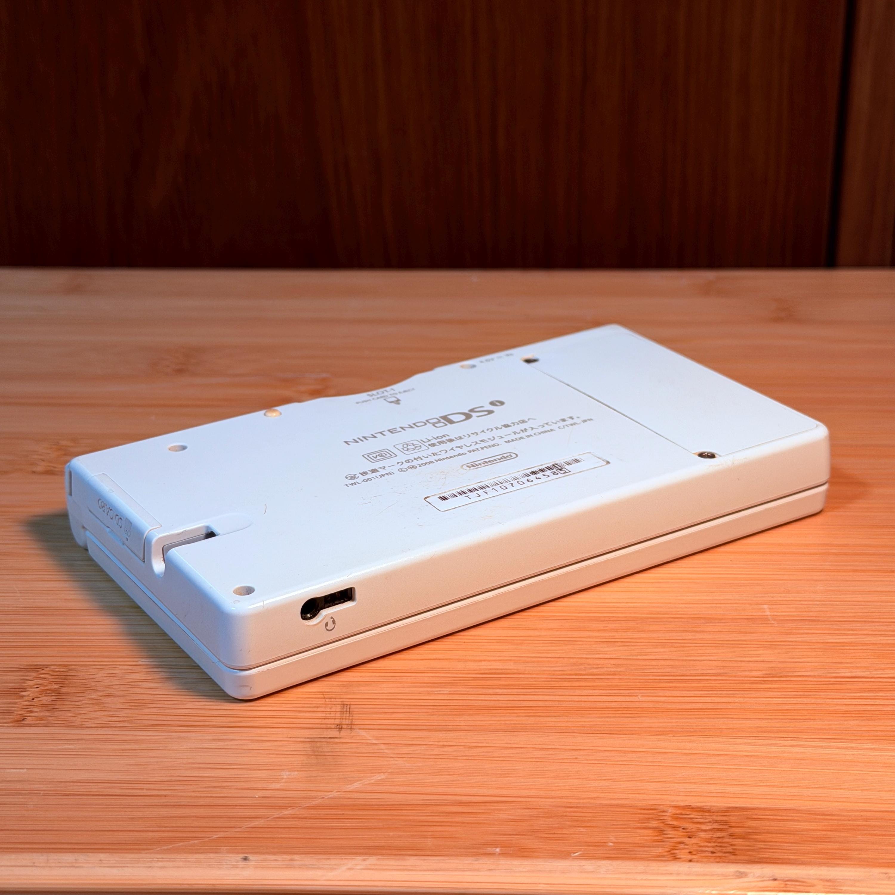 DSi White Console | Japanese Model | Charger Included | Handheld Gaming System