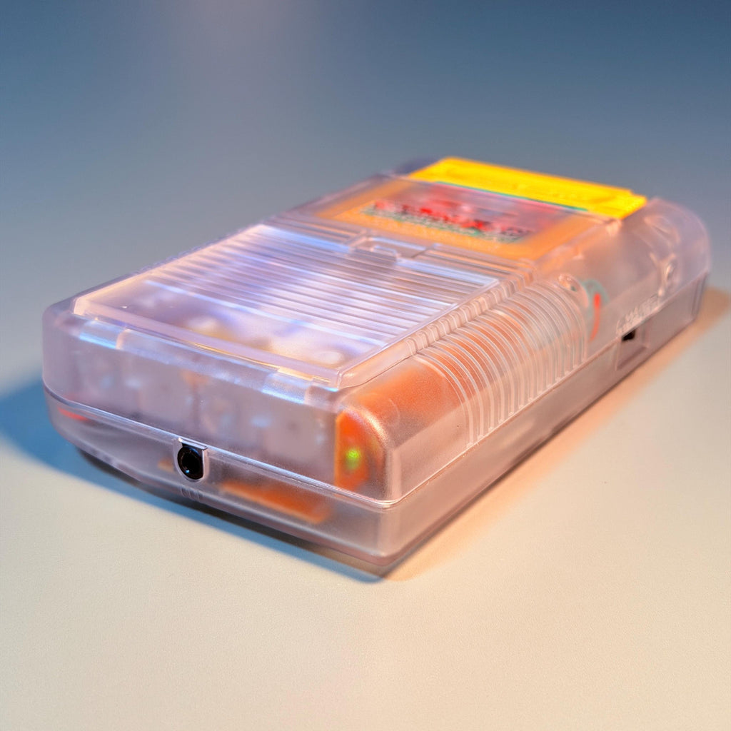 Original Game Boy IPS Console | Transparent Shell | 2.45" High-Brightness IPS | Modded
