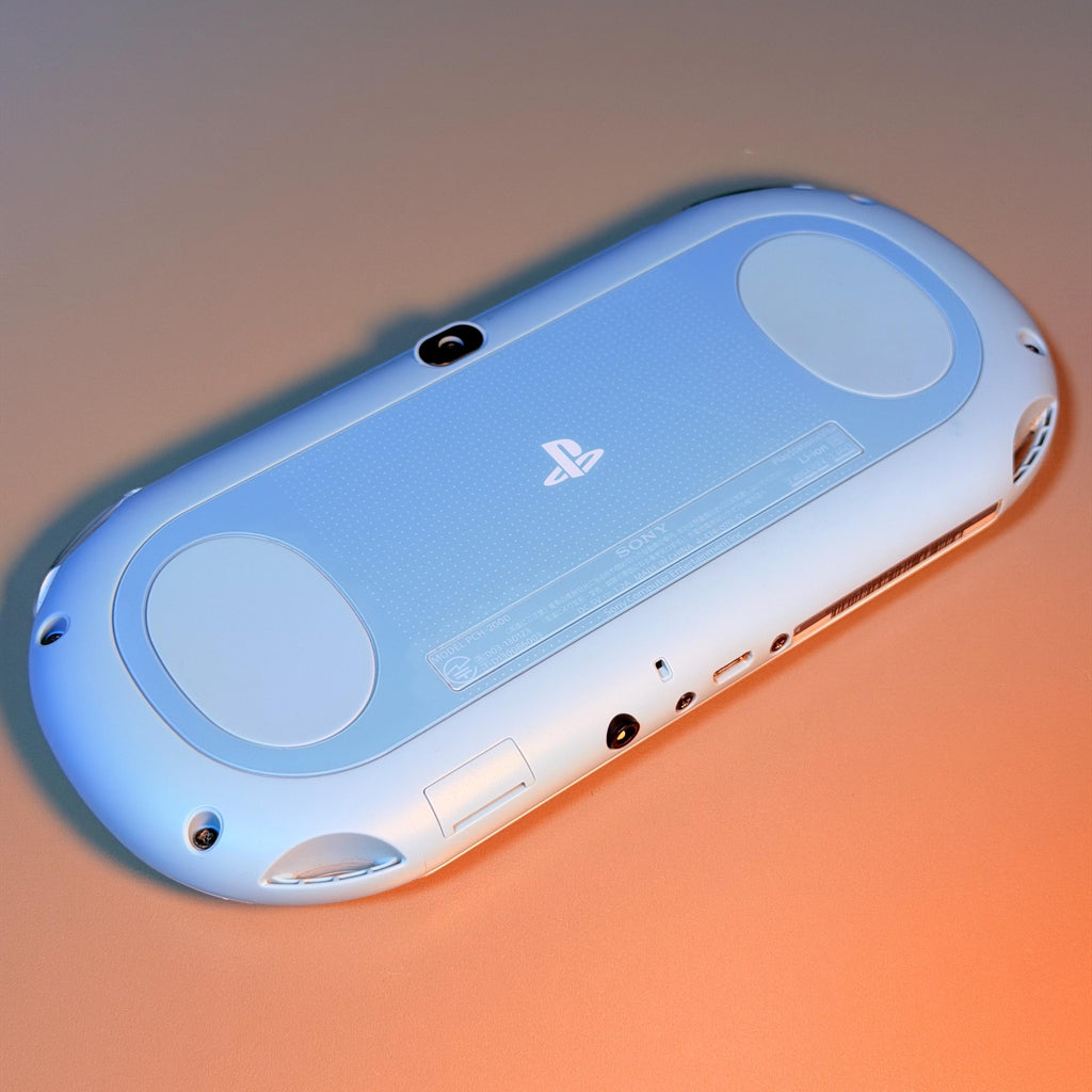 Vintage PS Vita 2000 Slim Console | Light Blue White | Japanese Model | Charger Included