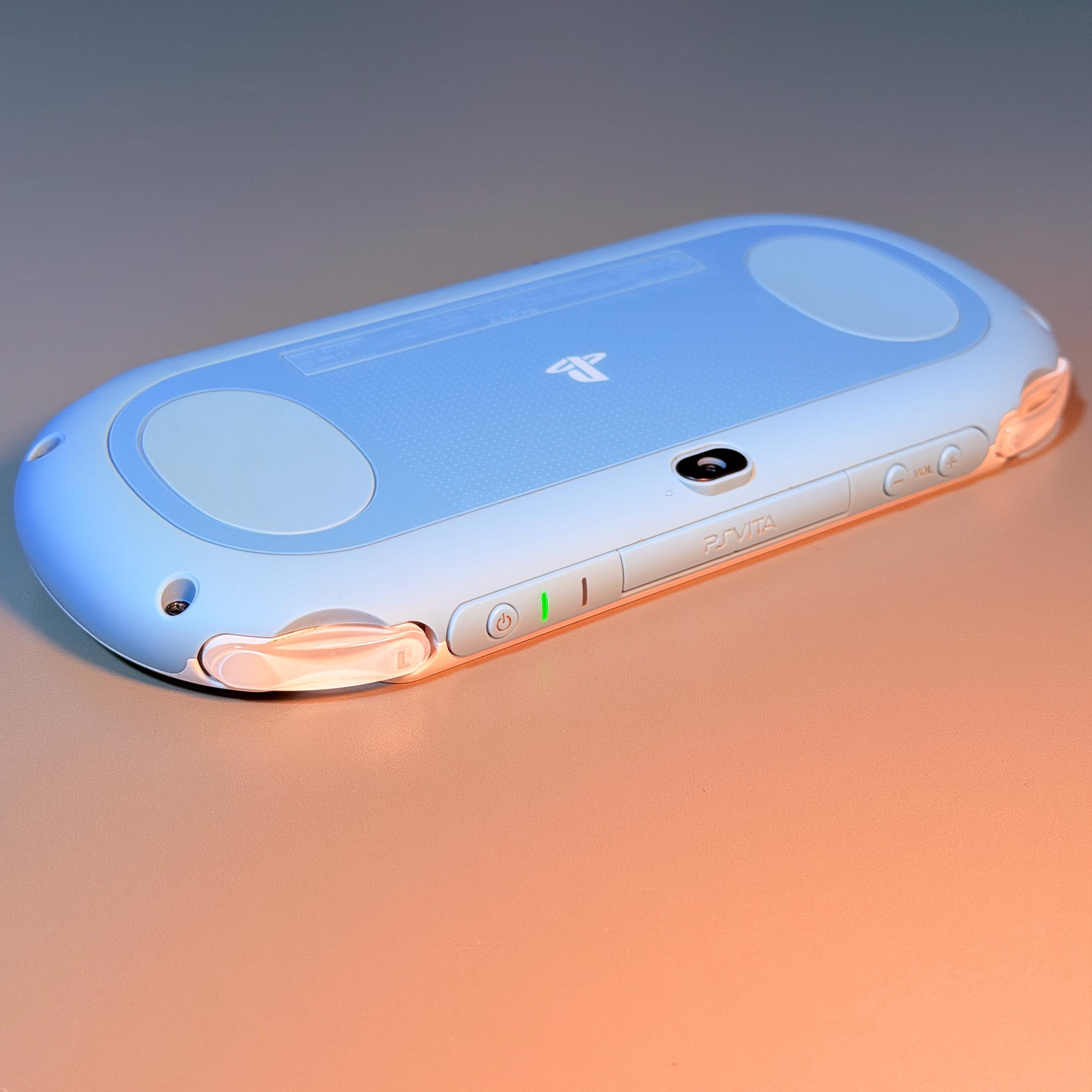 Vintage PS Vita 2000 Slim Console | Light Blue White | Japanese Model | Charger Included
