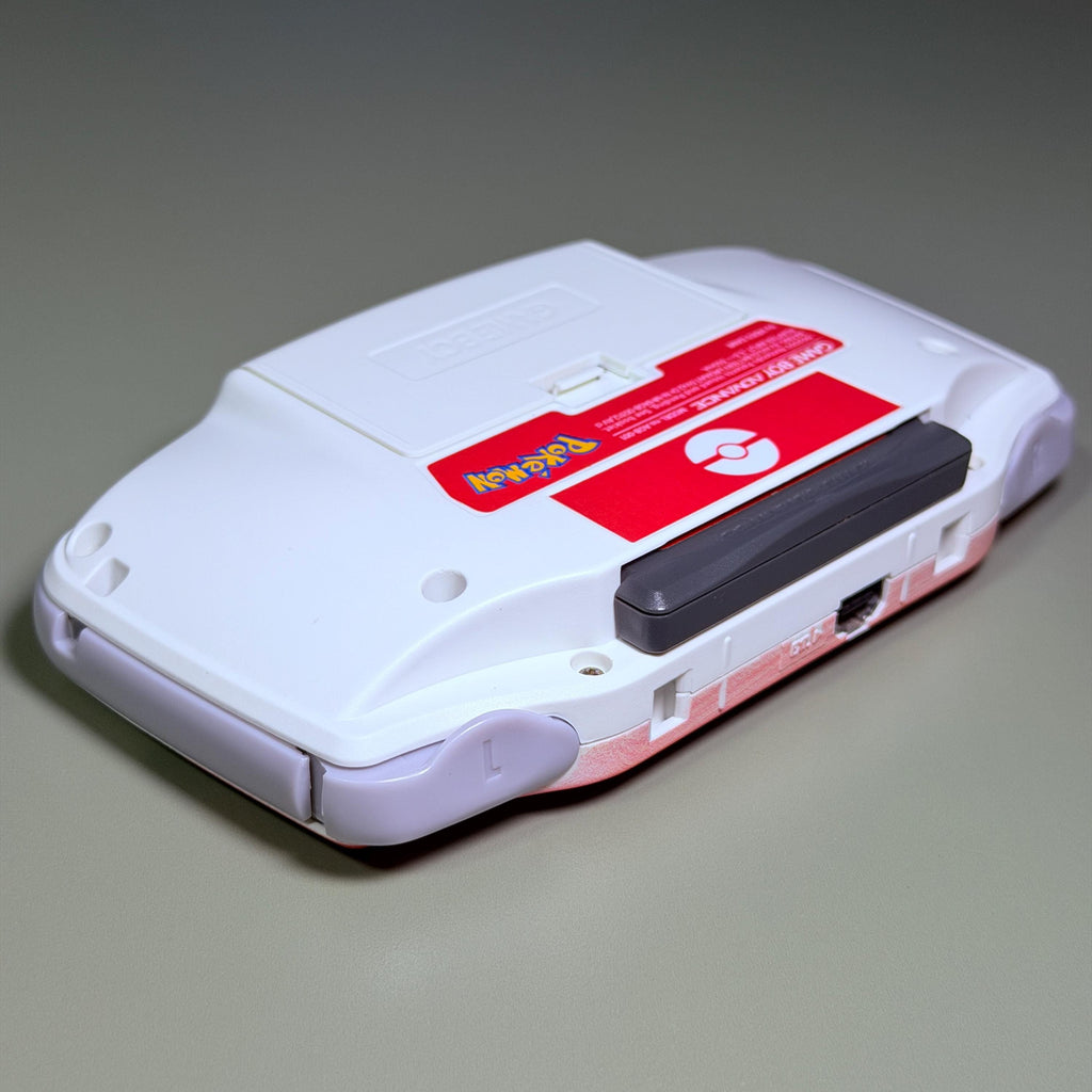 Game Boy Advance IPS Console | Red & White Shell | High-Resolution IPS | Modded