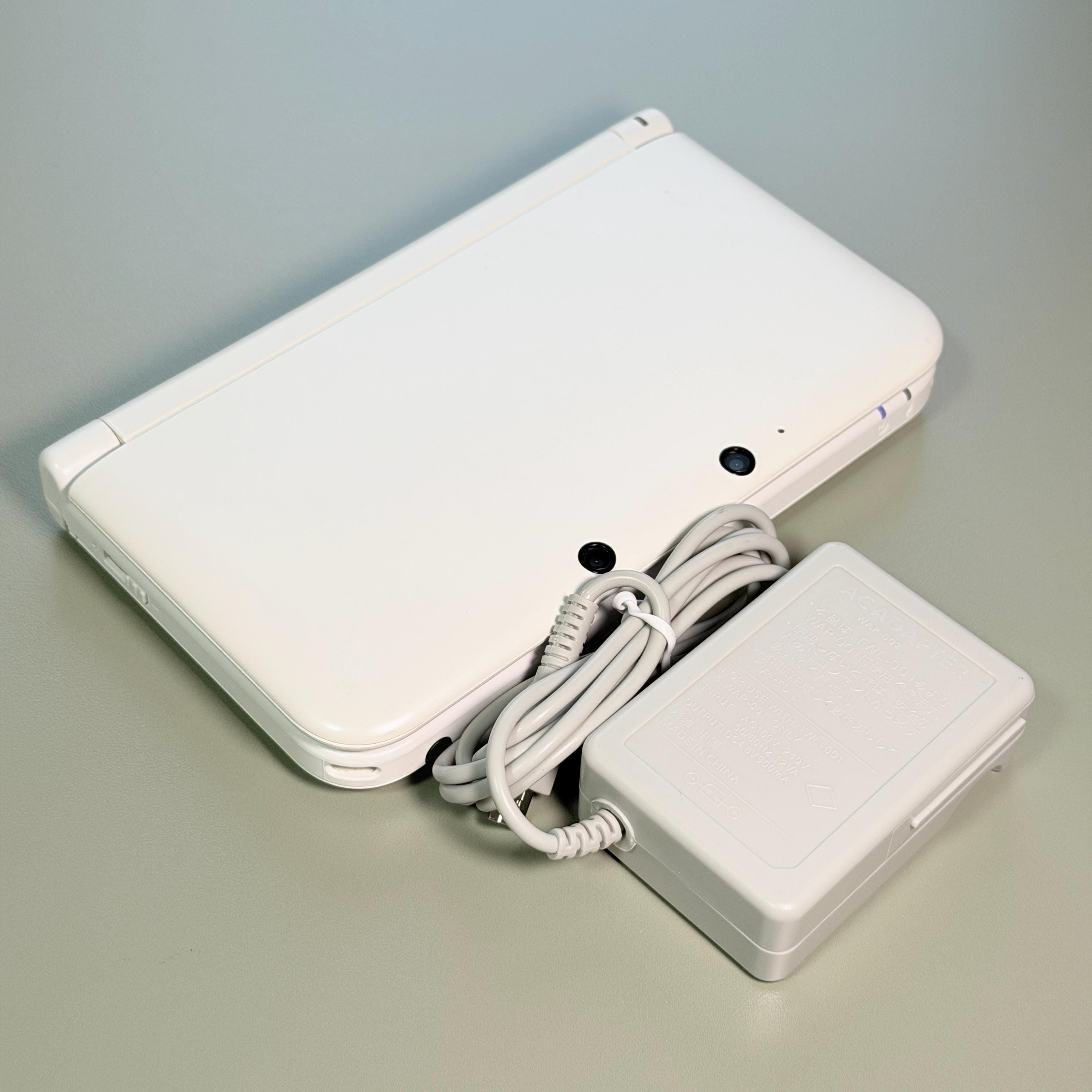 Vintage 3DS LL White Console | Japanese Model | AC Adapter Included