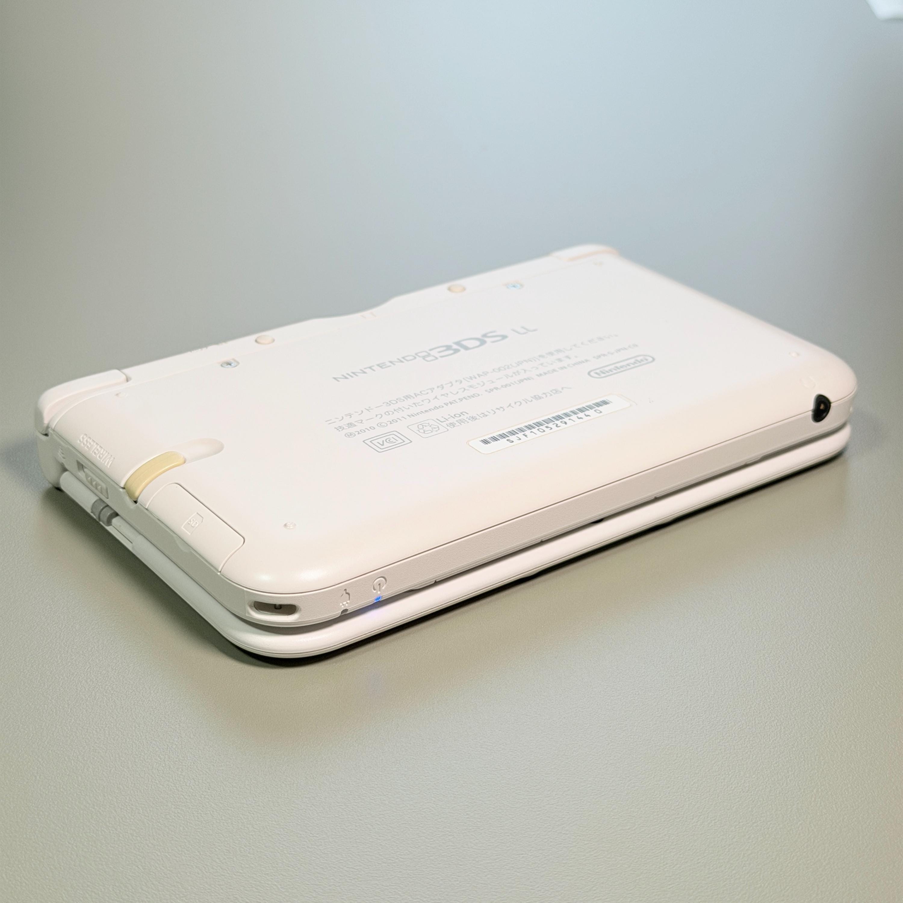 Vintage 3DS LL White Console | Japanese Model | AC Adapter Included