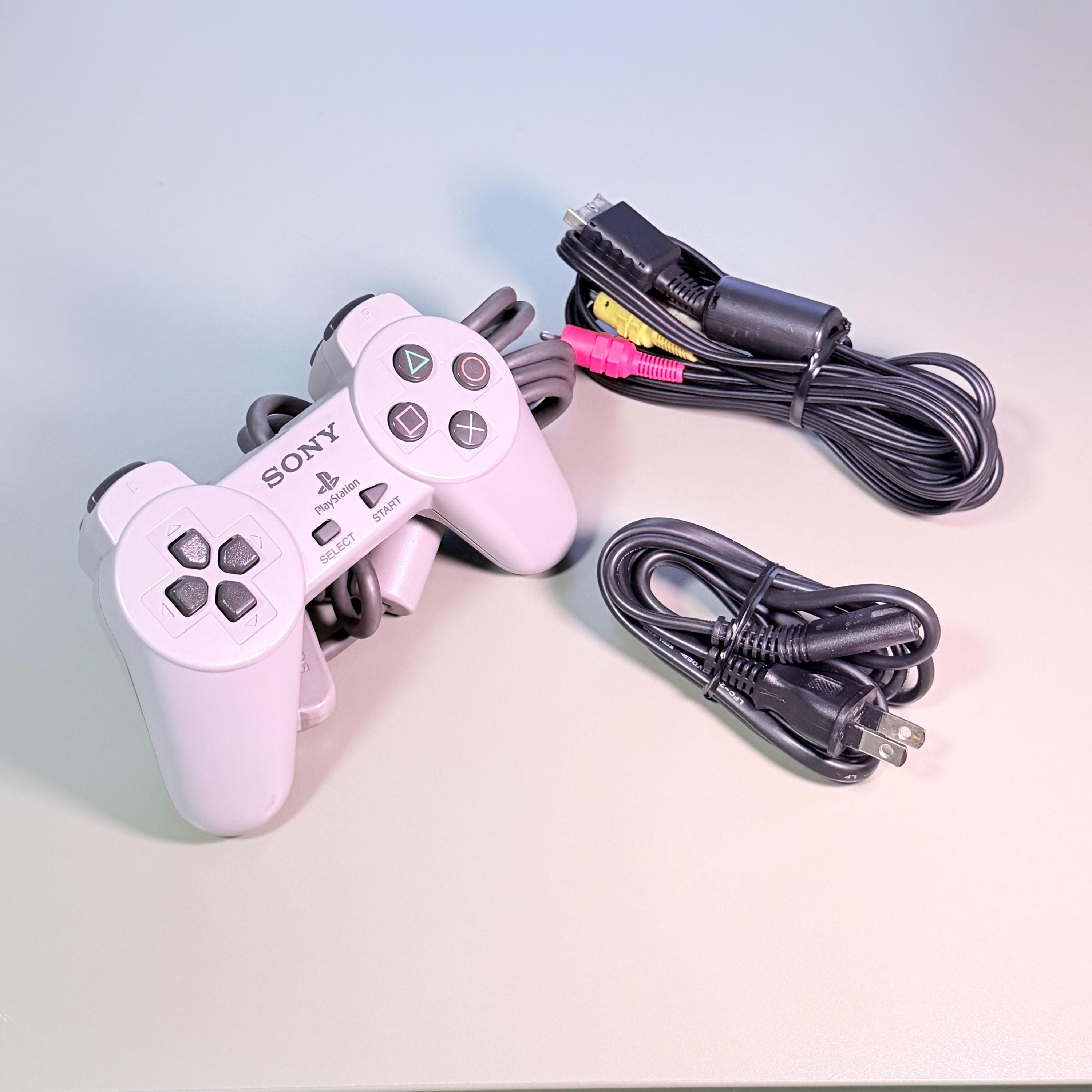 Sony PlayStation 1 PS1 Console | Original Box | Controller | Cables Included