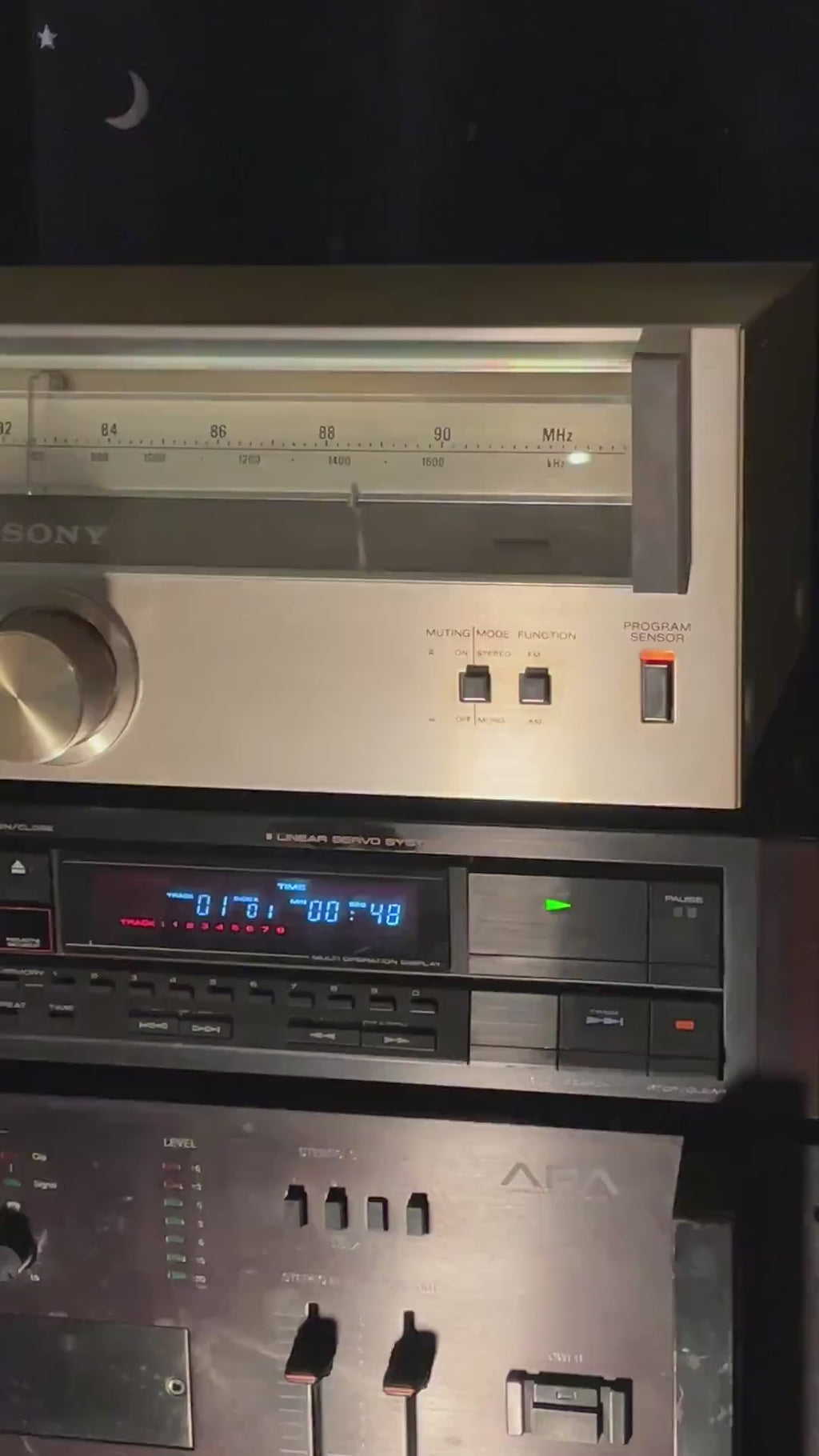 Vintage Sony ST-313 AM/FM Stereo Tuner – Fully Working – Japanese Model 100V