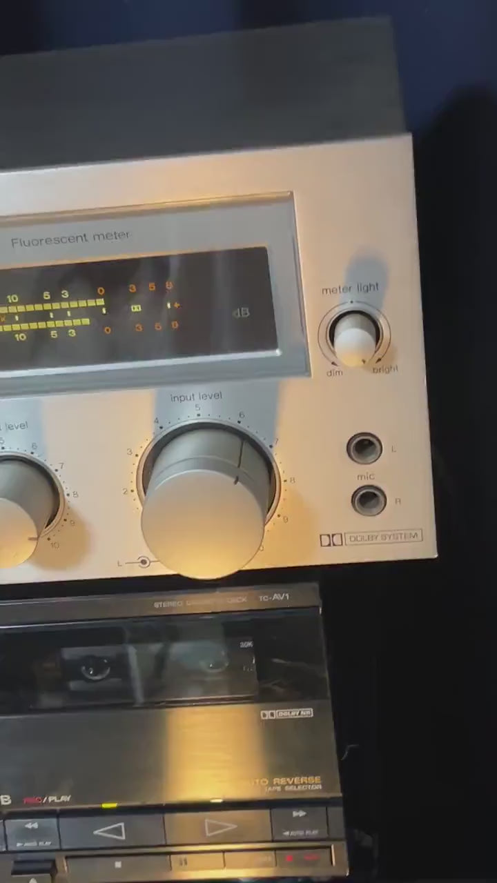 Technics RS-M33 Cassette Deck | Vintage 1979 HiFi Tape Deck | Dolby B | Working