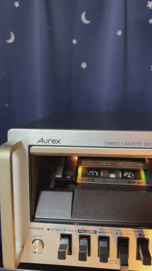 Aurex PC-4060 Cassette Deck | Vintage 1976 Toshiba HiFi | For Repair