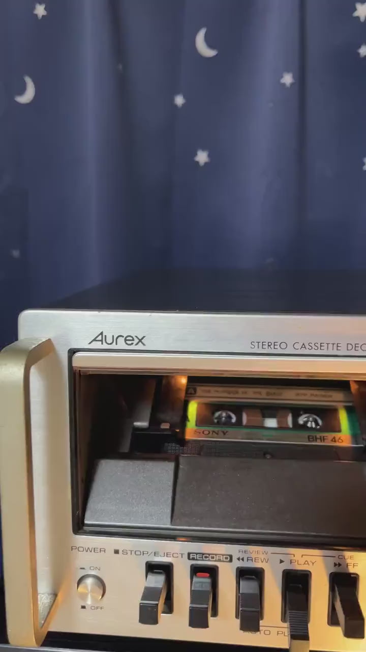 Aurex PC-4060 Cassette Deck | Vintage 1976 Toshiba HiFi | For Repair